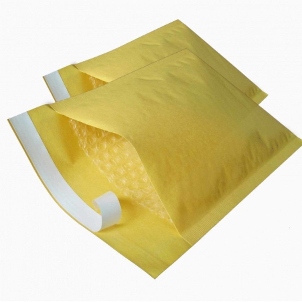 Sobre amarillo de cuadernos acolchados 25x30 Postal con cierre de adhesivo multiball