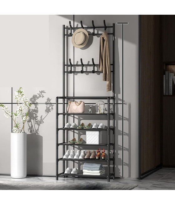 Barra 5 ganchos 2.0kg zig zag pegatinas Perchas de plástico Perchas Perchas Children Cocina