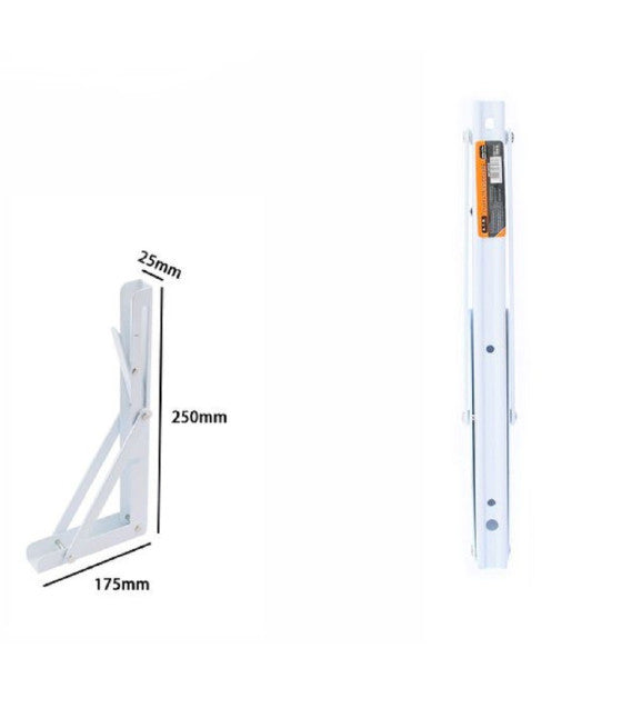 Soporte de soporte Soportes Soporte Estante de hierro forjado 19x24cm Blanco