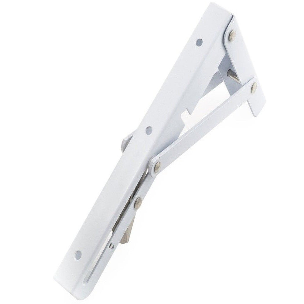 Soporte de soporte de soporte de corchete en blanco plegable ajustable 40x20cm