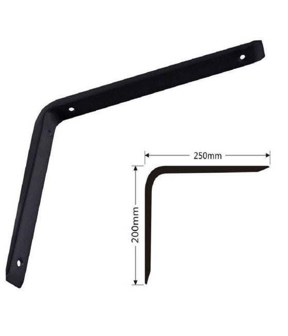 Soporte de soporte de soporte de corchete en blanco plegable ajustable 40x20cm