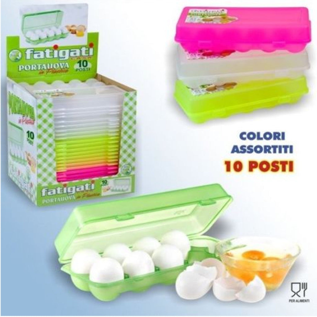 Store holder 10 eggs placed places colorful plastic container DFH box