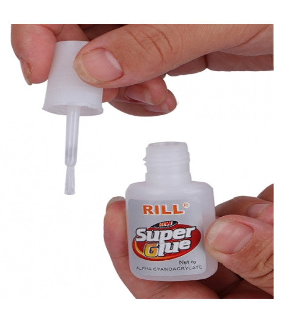 Super pegamento 8gr Adhesivo instantáneo universal Cinanoacrilato de cianoacrilato de caucho