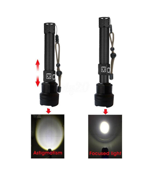 Lámpara antorcha lanzamiento trabajo recargable recargable 16led smd zl-879