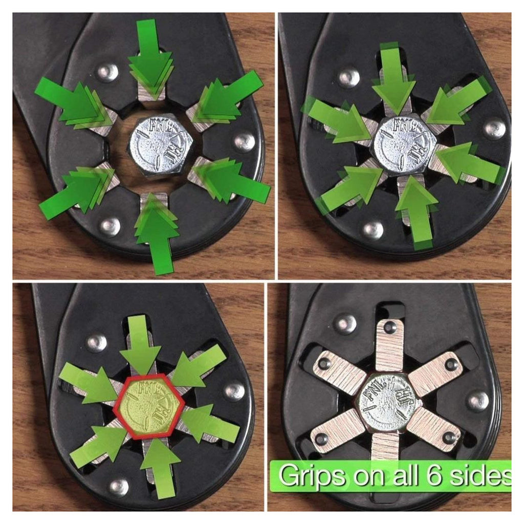 Tecla universal para tuercas de pernos de 7-14 mm para pernos 6 "