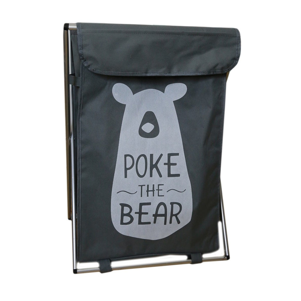 Tela Canasta Canasta Cuarto de baño Puerta plegable de lavandería 65 x 39 x 31 Cm