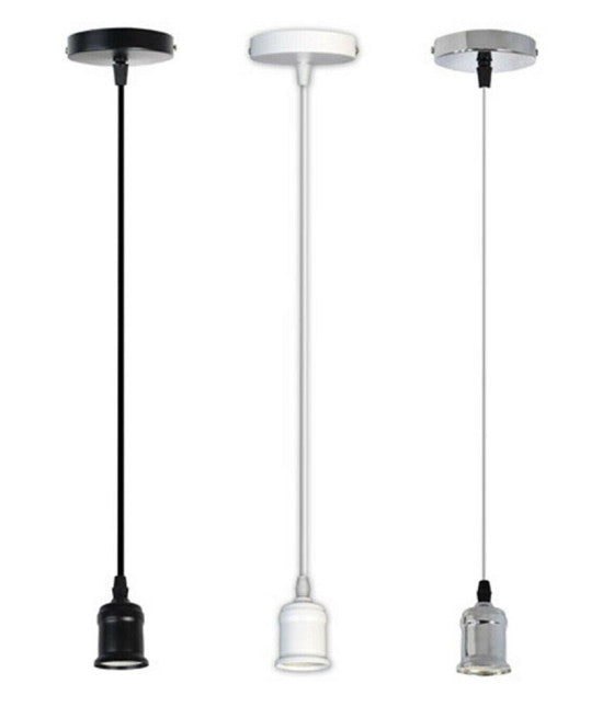 Adaptador de prolongación flexible 20 cm Bulb E27 A E14 Reductor Soporte de lámpara