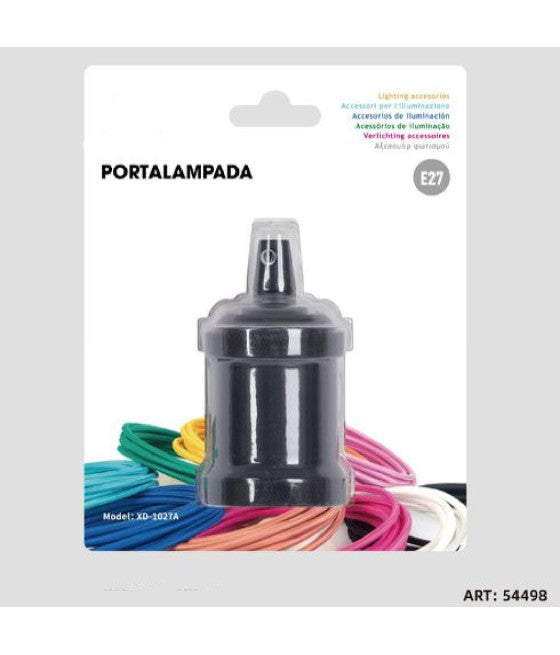 Adaptador de prolongación flexible 20 cm Bulb E27 A E14 Reductor Soporte de lámpara