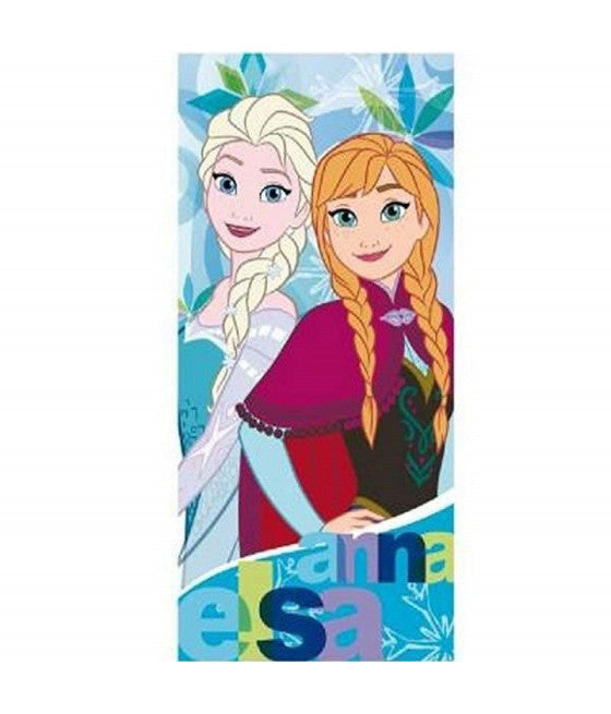 Toalla de toalla congelada Disney Little Girls MARE PROPIEDAD Piscina Cuna 70x140cm Fácil secado