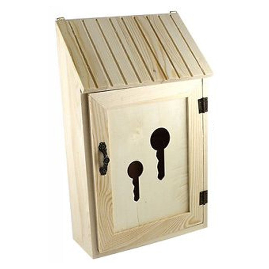 Toporte de caja de pares Llavero de madera de madera Appendichiavi Caja de llaves decoupage