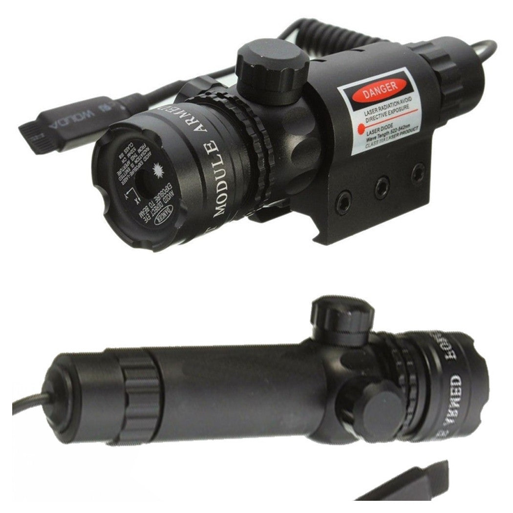 Visor óptico Velocidad de manchas Puntero láser de precisión para el rifle de SoftAir